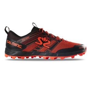 Salming Elements 3 - Mens Trail Running Shoes - Black/New Orange