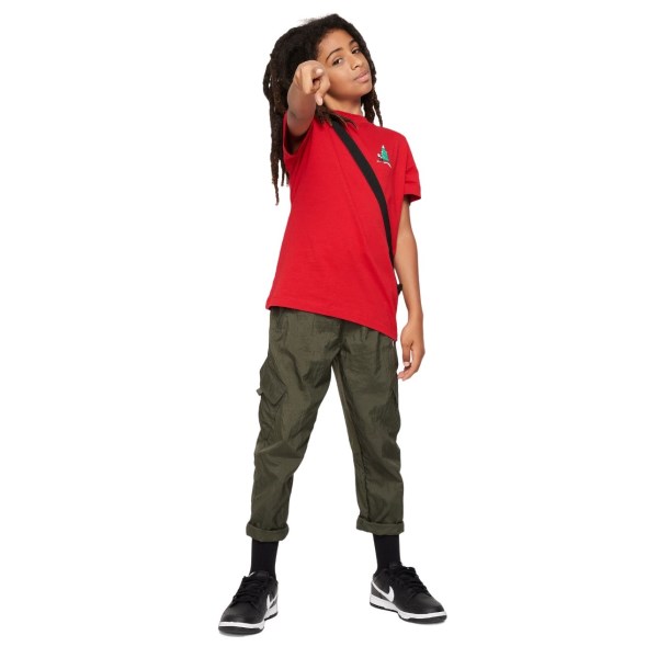 Nike Sportswear Printed Kids Boys T-Shirt - Gym Red