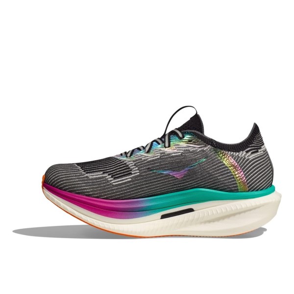 Hoka Cielo X1 - Unisex Running Shoes - Black/Electric Aqua