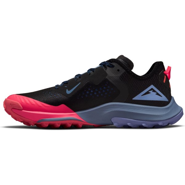 Nike Air Zoom Terra Kiger 7 - Womens Running Shoes - Black/Light Thistle/Lapis/Flash Crimson