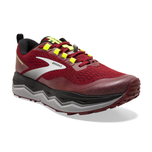 Brooks Caldera 5 - Mens Trail Running Shoes - Red/Black/Nightlife