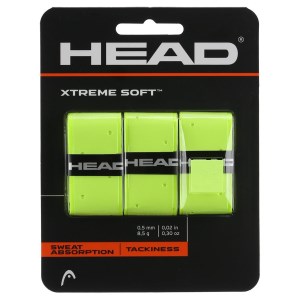Head Xtreme Soft Tennis Overgrip - 3 Pack - Yellow