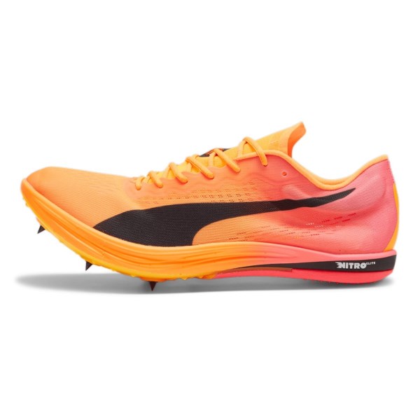 Puma evoSpeed Nitro Elite 2 LD - Unisex Track and Field Shoes - Sun Stream/Sunset Glow/Black