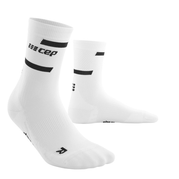 CEP The Run Mid Cut Compression Socks 4.0 - White
