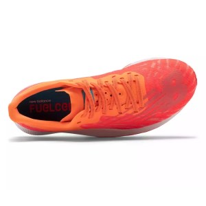 New Balance FuelCell TC - Womens Road Running Shoes - Vivid Coral/Citrus Punch