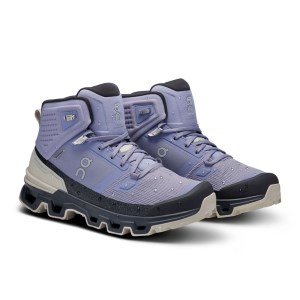 On Cloudrock 2 Waterproof - Womens Hiking Shoes - Alloy/Eclipse