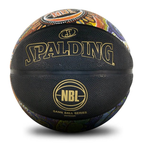 Spalding NBL Replica Indigenous Outdoor Basketball - Black