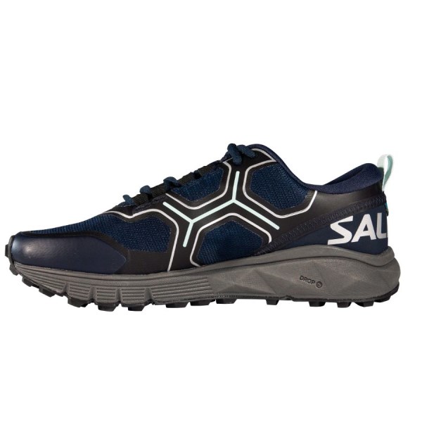 Salming Recoil Trail Running Shoes - Black/Dress Blue/Pale Blue