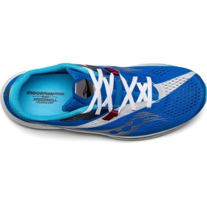 Saucony Endorphin Pro 2 - Mens Road Racing Shoes - Royal/White