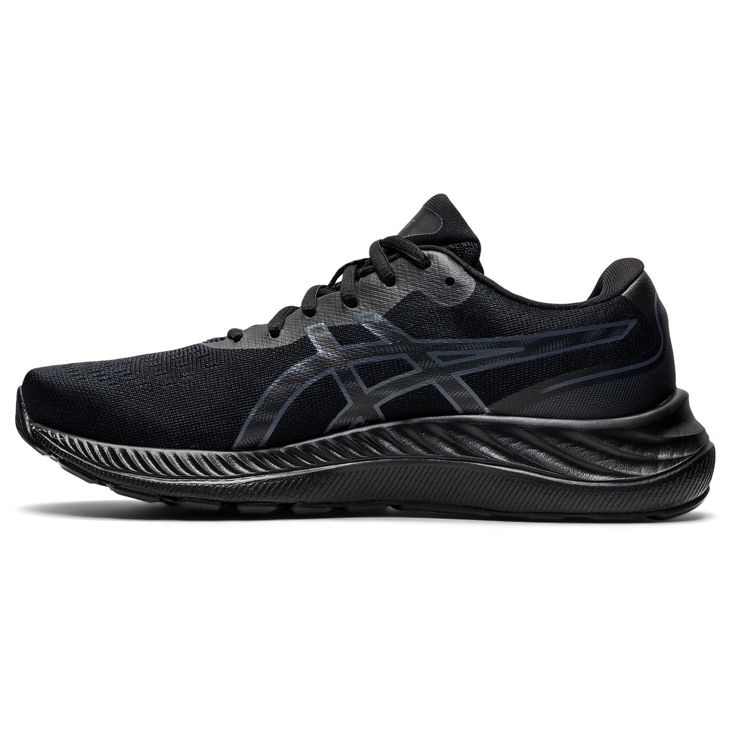 Asics Gel Excite 9 - Womens Running Shoes - Black/Carrier Grey | Sportitude