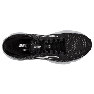 Brooks Glycerin 20 - Mens Running Shoes - Black/White/Alloy