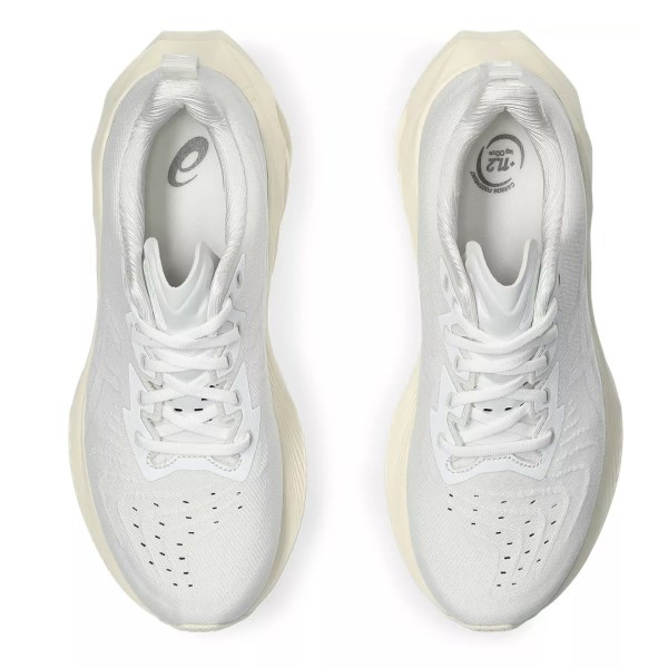 Asics NovaBlast 4 - Womens Running Shoes - White/White