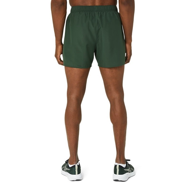 Asics Silver 5 Inch Mens Running Shorts - Rainforest | Sportitude
