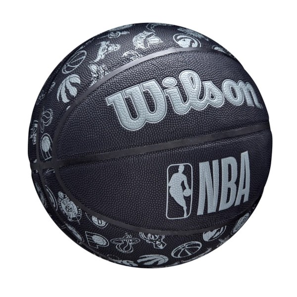Wilson NBA All Team Outdoor Basketball - Size 7 - Black