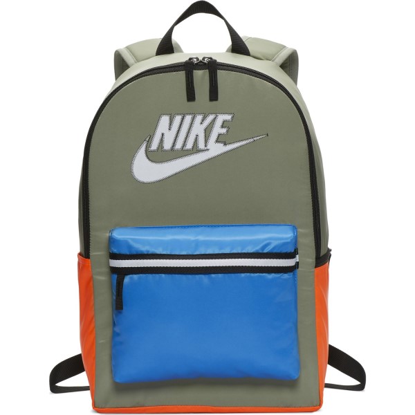 Nike Heritage Jersey Culture Backpack Bag - Jade Stone/Light Photo Blue/White