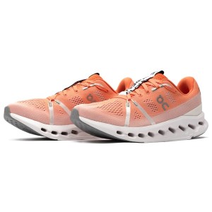 On Cloudsurfer 7 - Mens Running Shoes - Flame/White