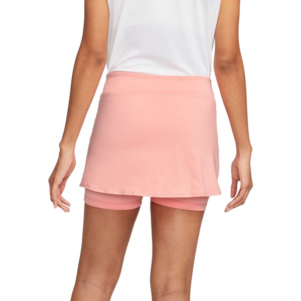 Nike Court Dri-Fit Victory Womens Tennis Skirt - Bleached Coral/White