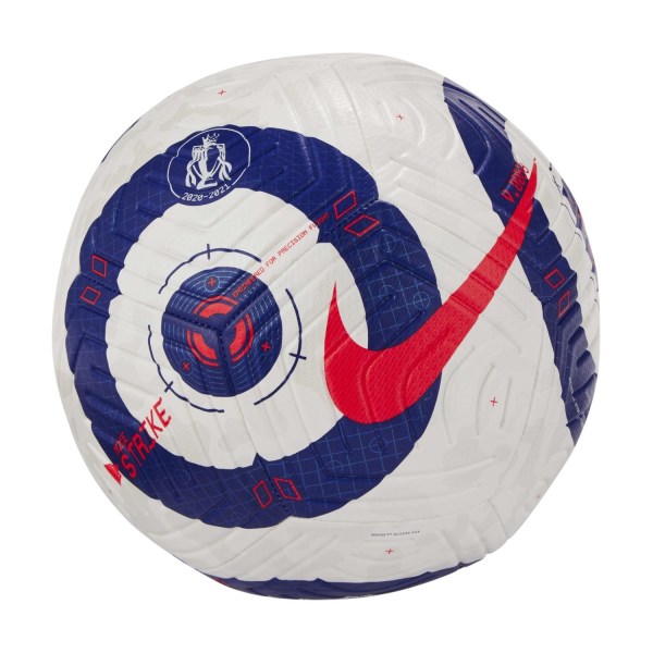 Nike Premier League Strike Soccer Ball - White/Blue/Laser Crimson