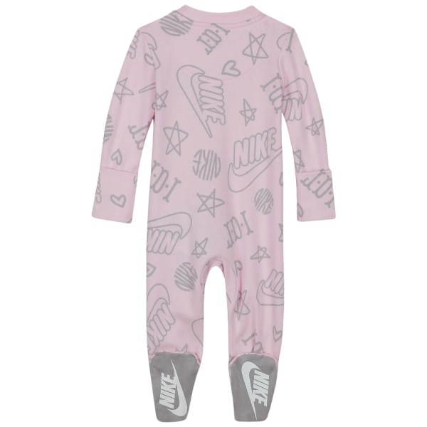 Nike Mini Monogram Infant Coverall - Pink Foam