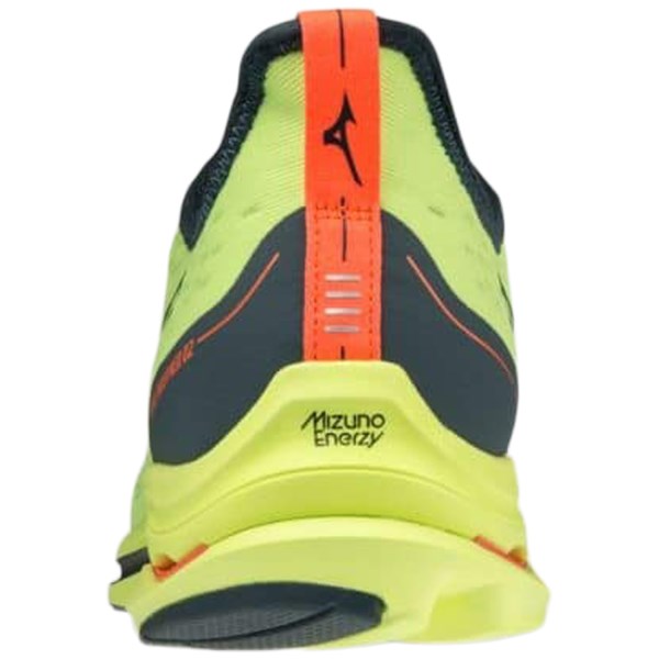 Mizuno Wave Rider Neo 2 - Mens Running Shoes - Neo Lime/Orion Blue/Neon Flame