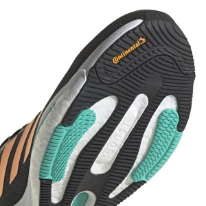 Adidas SolarGlide 5 - Mens Running Shoes - Black Flash Orange/Mint Rush