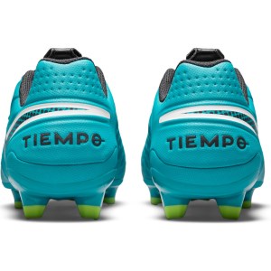 Nike Tiempo Legend 8 Academy FG/MG - Mens Football Boots - Aquamarine/White/Lime Glow