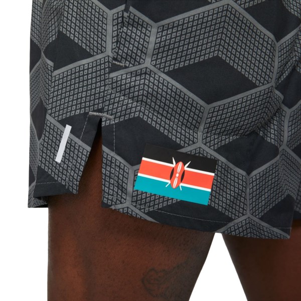 Nike Dri-Fit Team Kenya Flex Stride Mens Running Shorts - Iron Grey/Reflective Silver