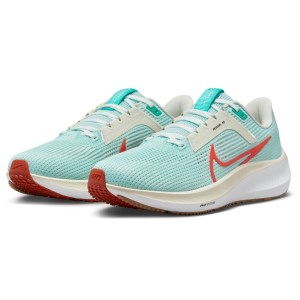 Nike Air Zoom Pegasus 40 - Womens Running Shoes - Jade Ice/Picante Red/White/Sea Glass