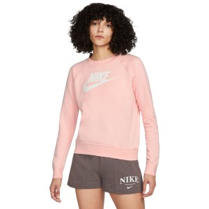 Nike Sportswear Essential Fleece Crew Womens Sweatshirt - Atmosphere/White