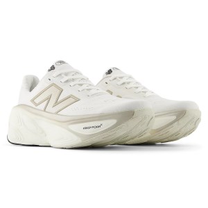 New Balance Fresh Foam X More v5 - Womens Running Shoes - White/Gold