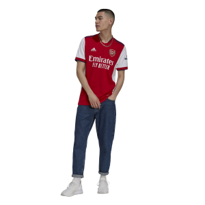Adidas Arsenal 2021/22 Home Mens Soccer Jersey - White/Scarlet