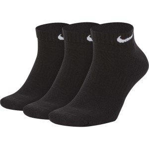 Nike Everyday Cushioned Low Training Socks - 3 Pack - Black