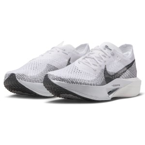 Nike ZoomX Vaporfly Next% 3 - Womens Road Racing Shoes - White/Particle Grey/Metallic Silver/Dark