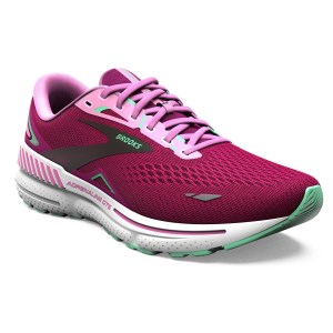 Brooks Adrenaline GTS 23 - Womens Running Shoes - Pink/Fuchsia/Black