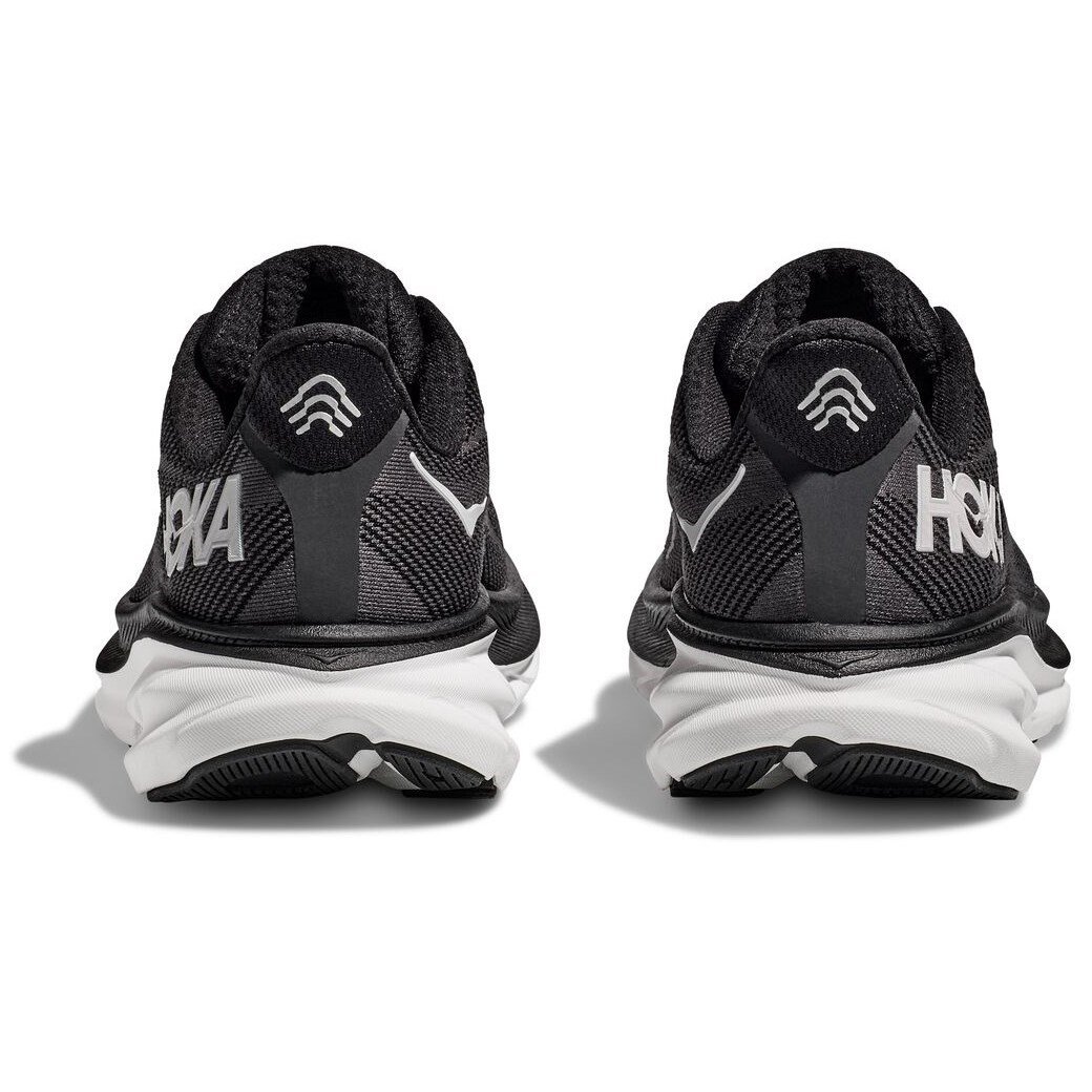 Hoka Clifton 9 - Womens Running Shoes - Black/White | Sportitude Running