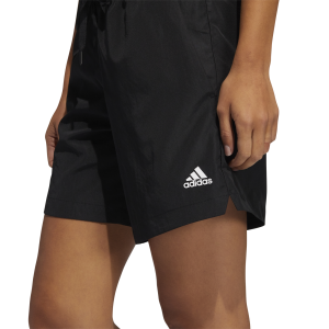 Adidas Woven Long-Length Womens Training Shorts - Black/White