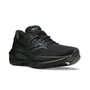 Saucony Triumph 20 - Mens Running Shoes - Triple Black