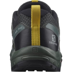 Salomon XA Pro v8 - Kids Trail Running Shoes - Black/Urban Chic/Sulphur