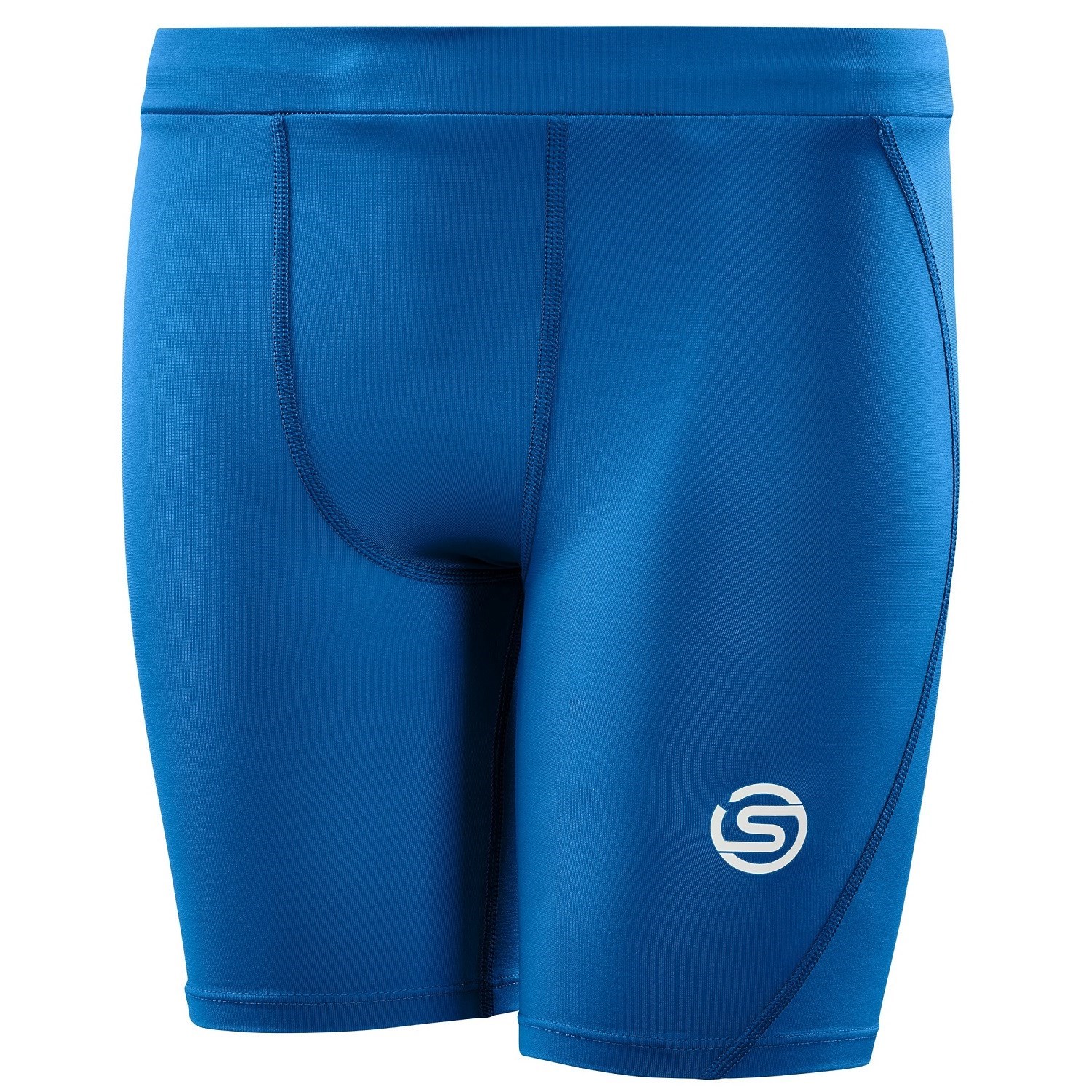Skins Series-1 Youth Kids Compression Half Tights - Bright Blue
