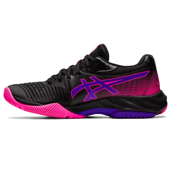 Asics Netburner Ballistic FF 3 - Womens Netball Shoes - Black/Pink Glo