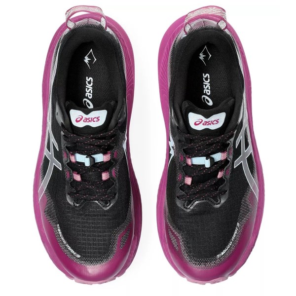 Asics Trabuco Max 3 - Womens Trail Running Shoes - Black/Light Blue