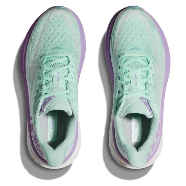 Hoka Clifton 9 - Womens Running Shoes - Sunlit Ocean/Lilac Mist