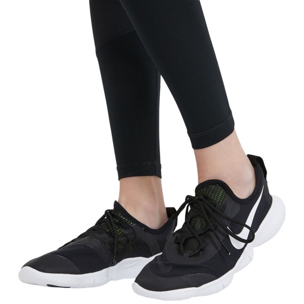 Nike Pro Kids Girls Training Leggings - Black/White