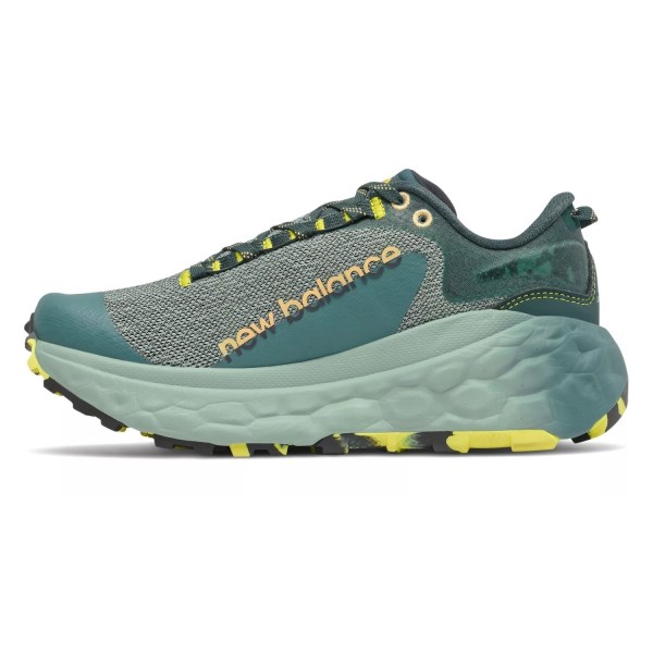 New Balance Fresh Foam More Trail v2 - Womens Trail Running Shoes - Deep Sea/Sulpher Yellow