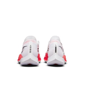 Nike ZoomX Streakfly - Mens Road Racing Shoes - White/Black/Flash Crimson/Hyper Violet