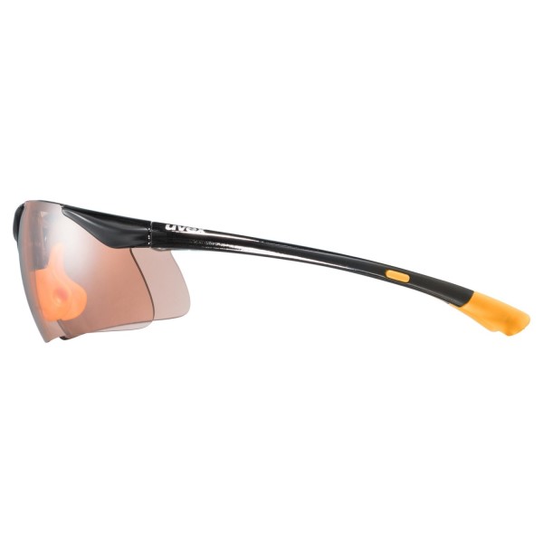 UVEX Sportstyle 223 Multi Sport Sunglasses - Black/orange