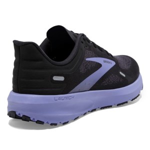 Brooks Launch 9 - Womens Running Shoes - Black/Ebony/Purple