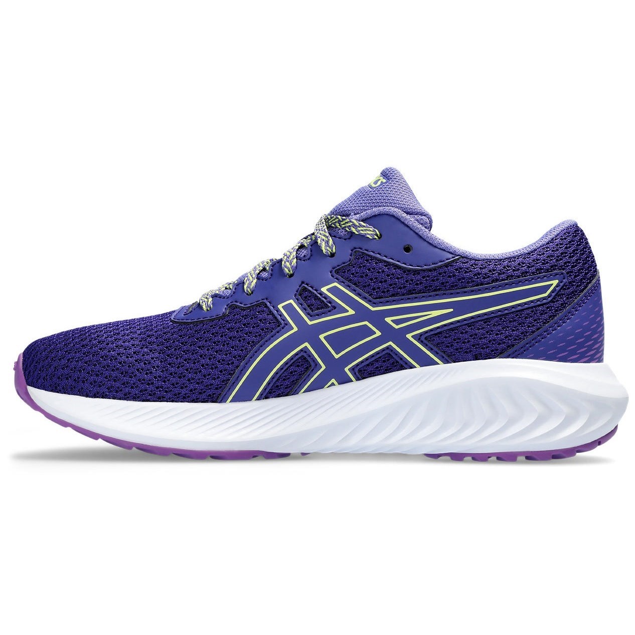 Asics Gel Excite 10 GS - Kids Running Shoes - Eggplant/Glow Yellow ...