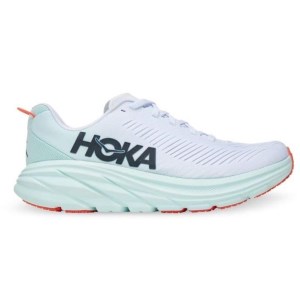 Hoka Rincon 3 - Mens Running Shoes - White/Blue Glass