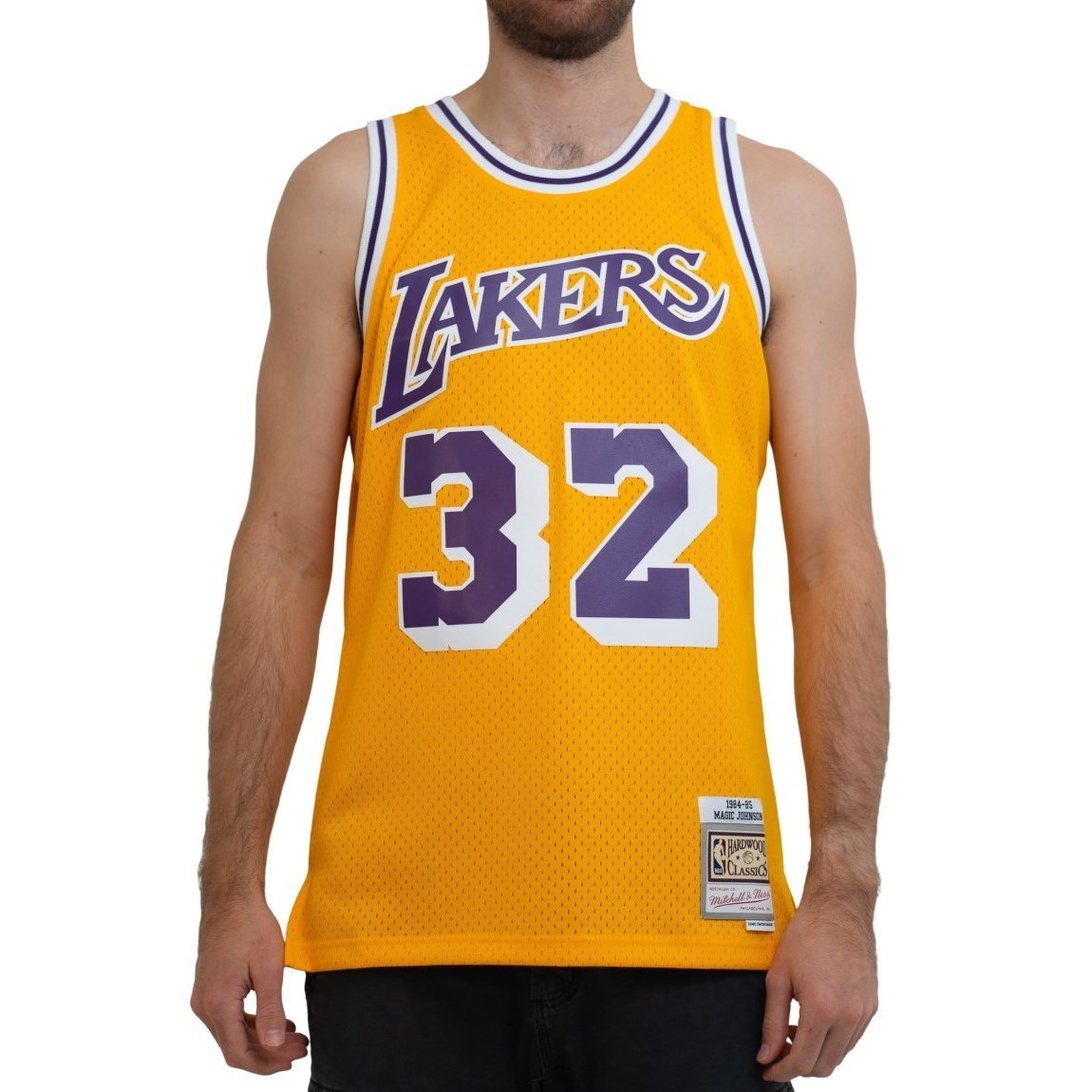 NBA Los Angeles Lakers Magic Johnson Swingman Jersey, Gold